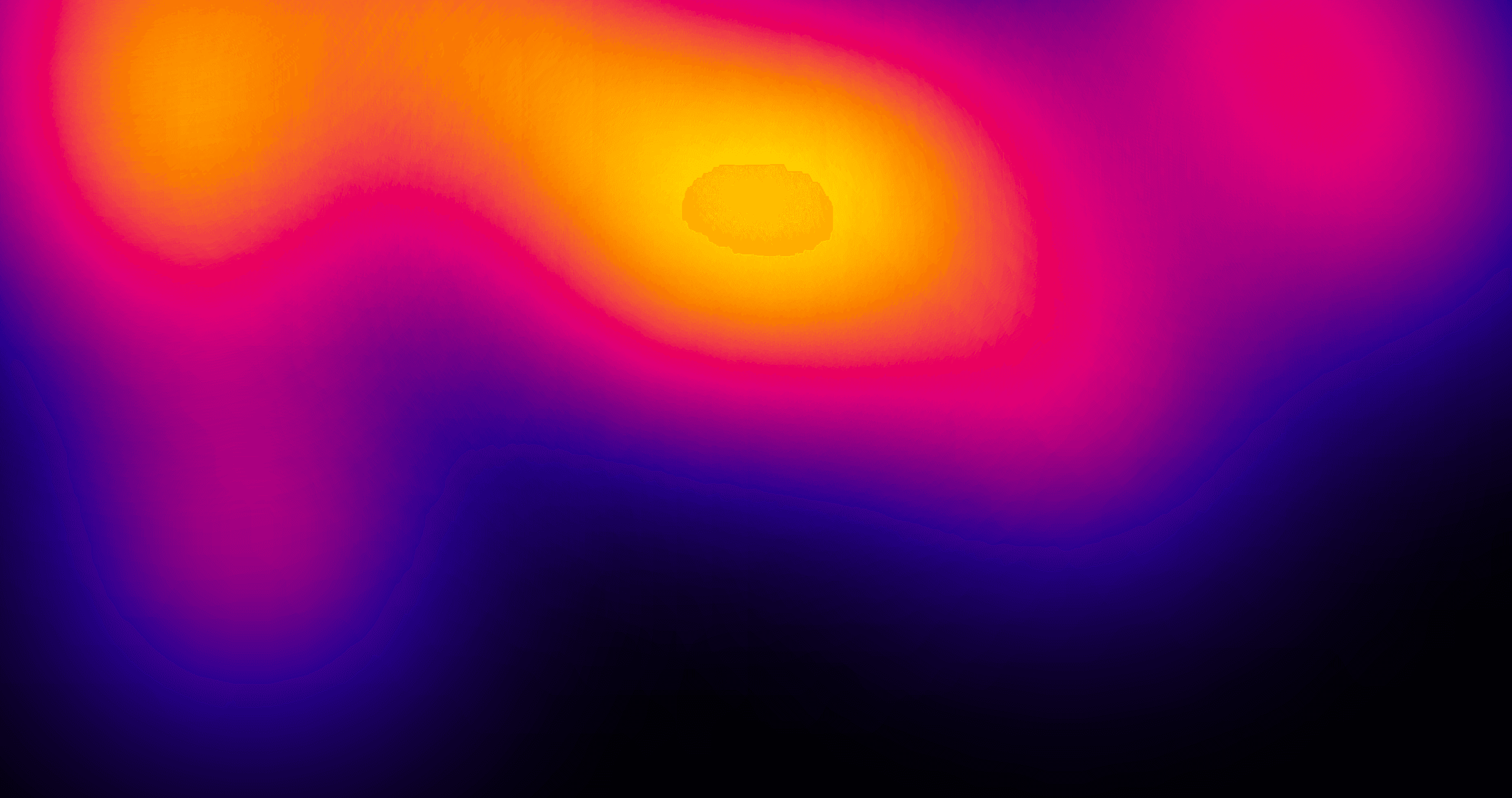 Thermal vision heat map